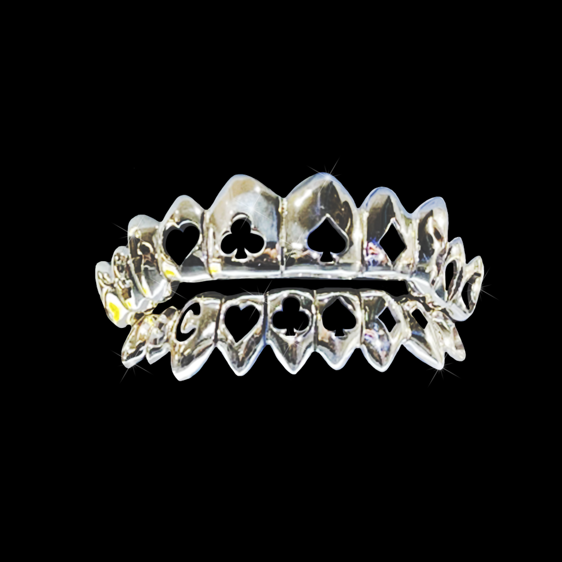 Silver 925 - Custom Open Face Gold Plated Grillz