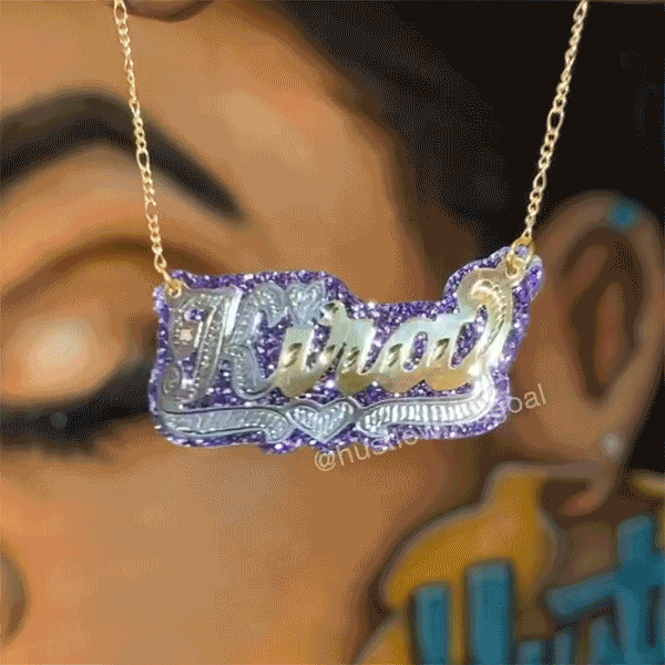 GlitterGRL Nameplate Necklace